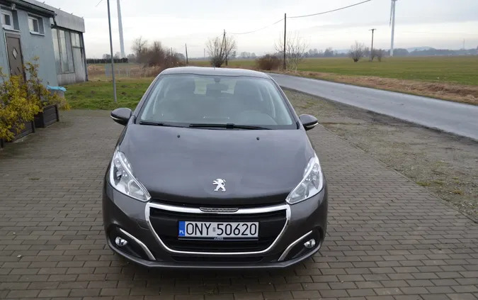 samochody osobowe Peugeot 208 cena 33900 przebieg: 66808, rok produkcji 2018 z Leśnica